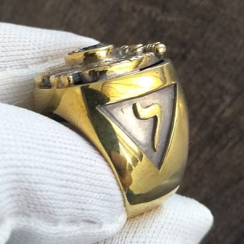 Antique 32nd degree mason on sale ring